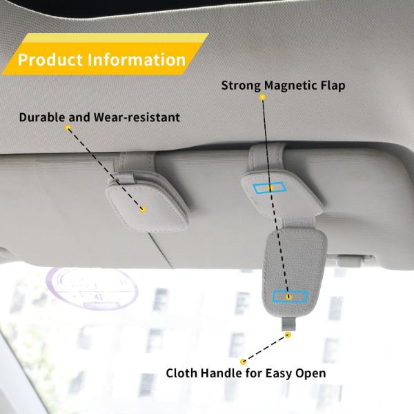MAGSUNS | Držač Naočara za Automobil (2 Komada)