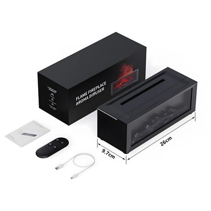 LED Kamin i Aroma Difuzer sa Efektom Plamena