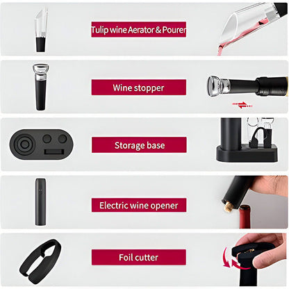 Set električnih otvarača za vino