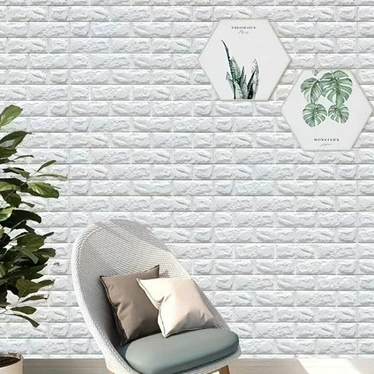 BRICKSBY | Samolepljive tapete sa 3D motivom cigle (0,65m2, 5 kom) - 1+1 AKCIJA