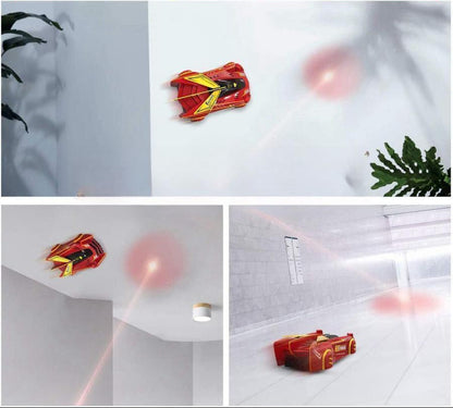 Auto na daljinski sa laserom koji ide po plafonu